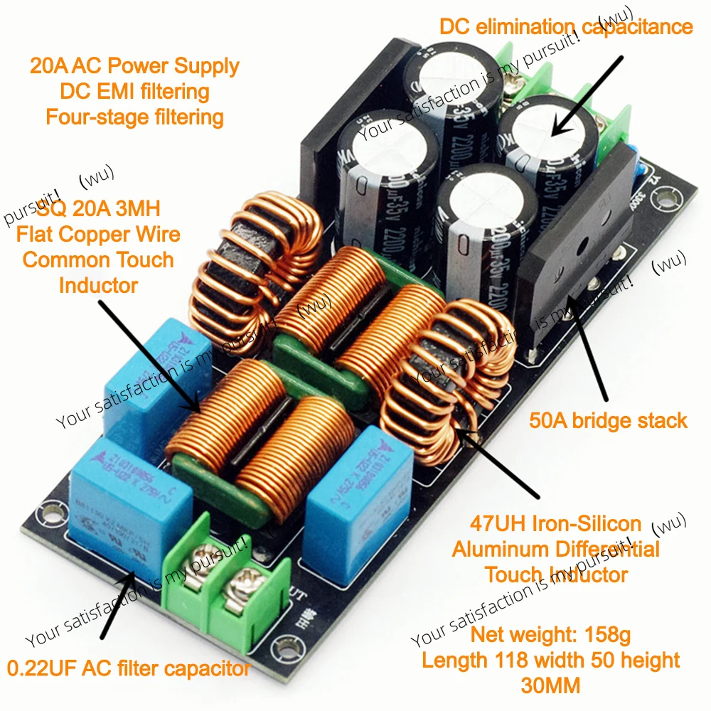 

AC110V 220V Усилитель мощности EMI Фильтр мощности, высокочастотный фильтр мощности