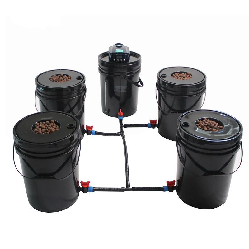

DWC Hydroponic Growth System Home Hydroponic System Planter 5 Gallon Clone Hydroponic Vessel