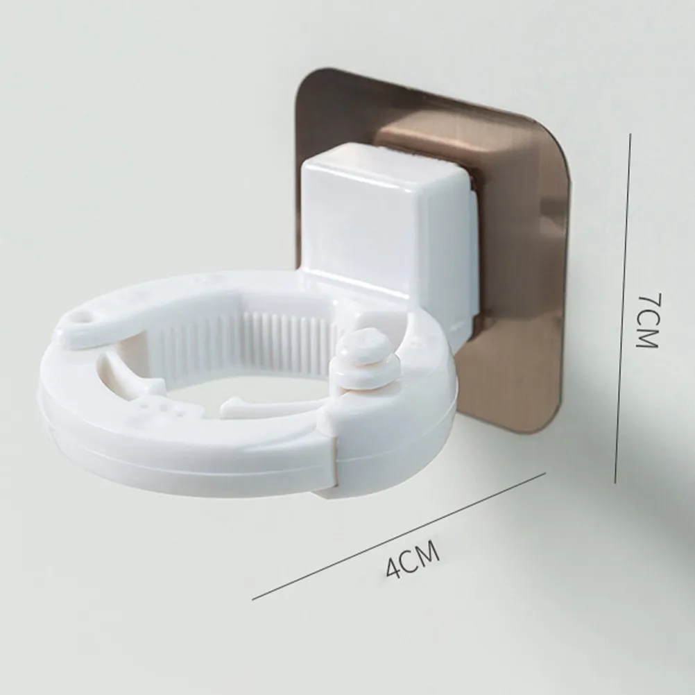 3Pcs Non-Drill Shower Gel Bottle Holder Heavy-Duty Anti-Falling Storage Bracket for Shower Shampoo Hand Sanitizer Bottles
