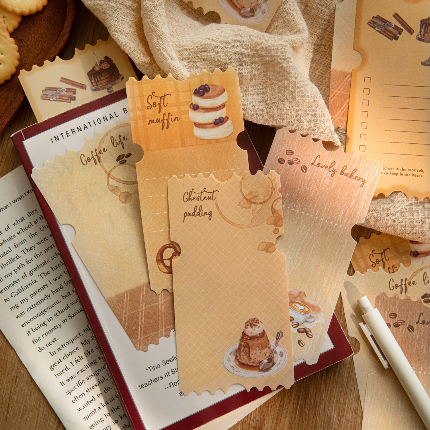 8packs/LOT Lazy Afternoon series cute lovely retro decorative paper memo pad