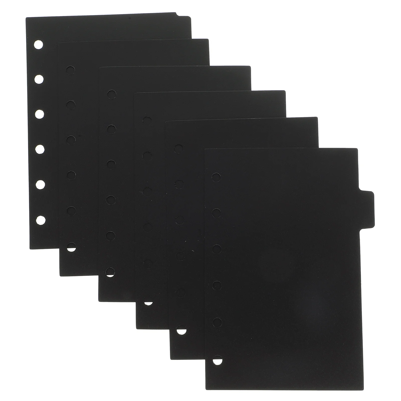 

6 Sheets Binder Dividers Paper Tab Index Sheets for 6 Rings Binder Organizer Dividers Tabs for Binders