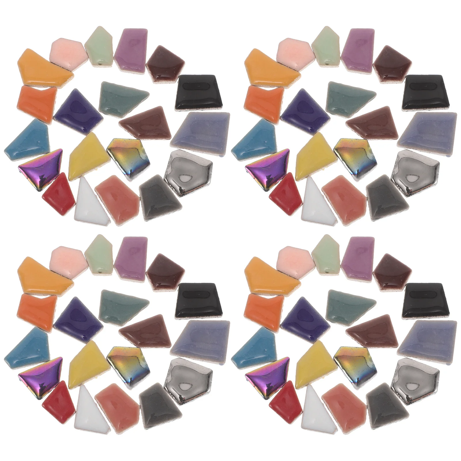 

DIY Crafts Supplies Ceramic Irregular Mosaic Tiles Creative Art Projects Home Decor Versatile Colors Durable Ceramic Pieces