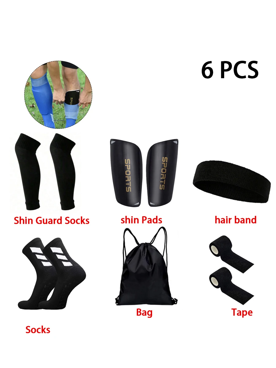 

1 комплект, мужские и женские спортивные футбольные носки, спортивные на открытом воздухе, эластичные носки с перегородкой, тюрбан, сумка для мяча на шнурке