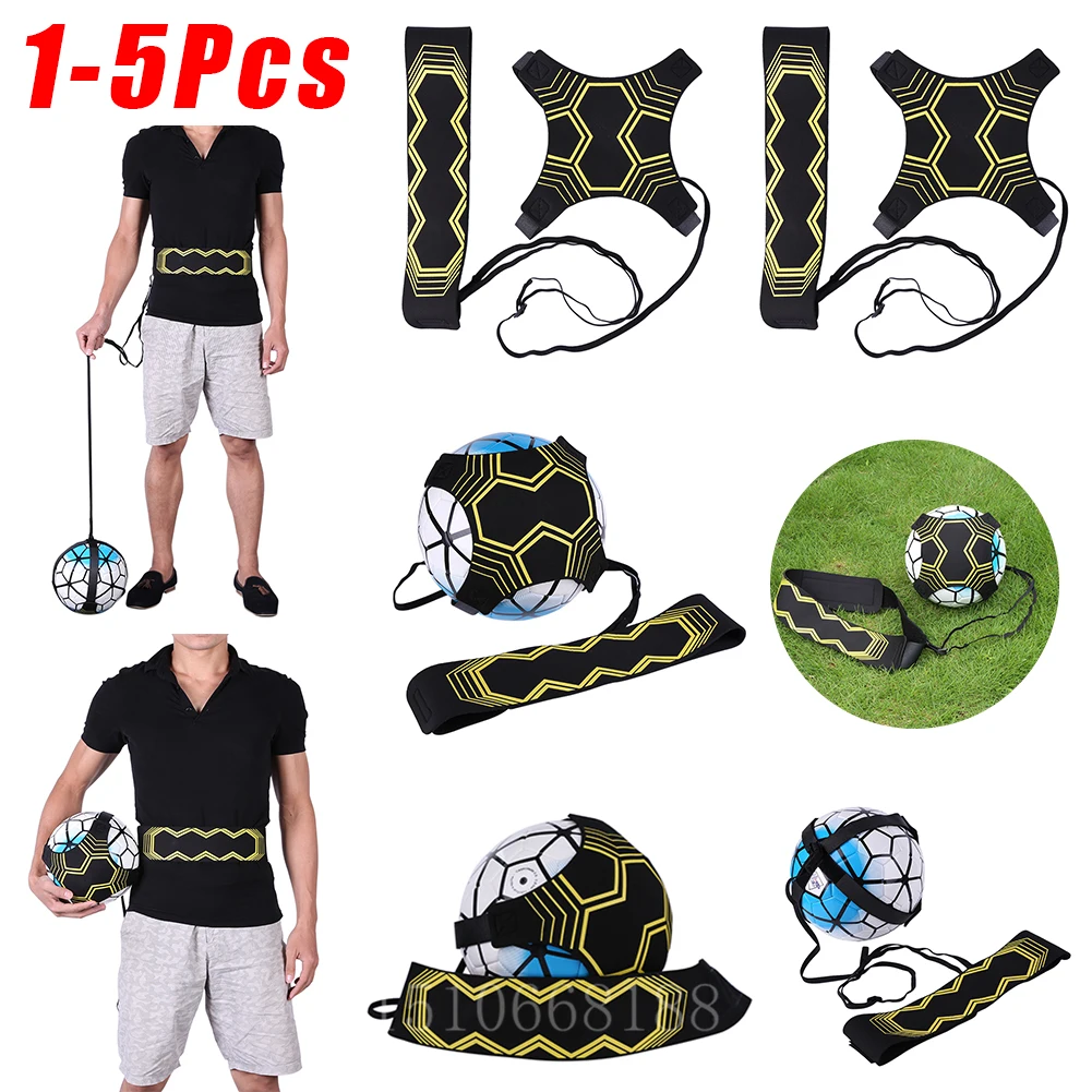 

Soccer Ball Solo Practice Adjustable Trainer Elastic Belt Nylon Cloth Soccer Trainer Elastic Auxiliary Fitness Equipment