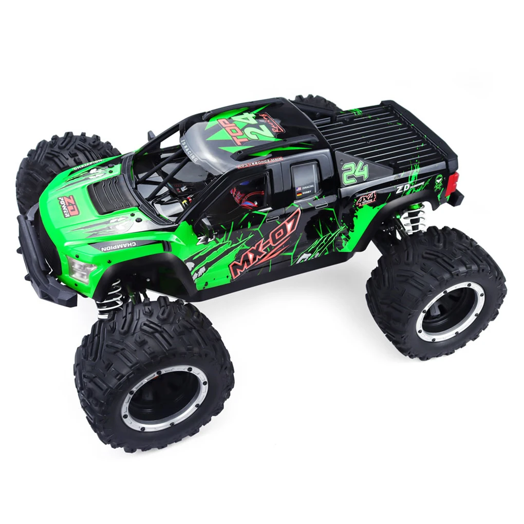 ZD Racing MX-07 1/7 RC غطاء جسم السيارة وملصقات MX07 الأجزاء الأصلية يمكن أن تكون بحرية DIY بها بنفسك