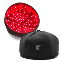 Dispositivo de terapia de luz roja, sombrero cerca de infrarrojos, casco de tratamiento LED para el crecimiento del cabello, previene la pérdida, relajación de la cabeza, alivio del cuero cabelludo