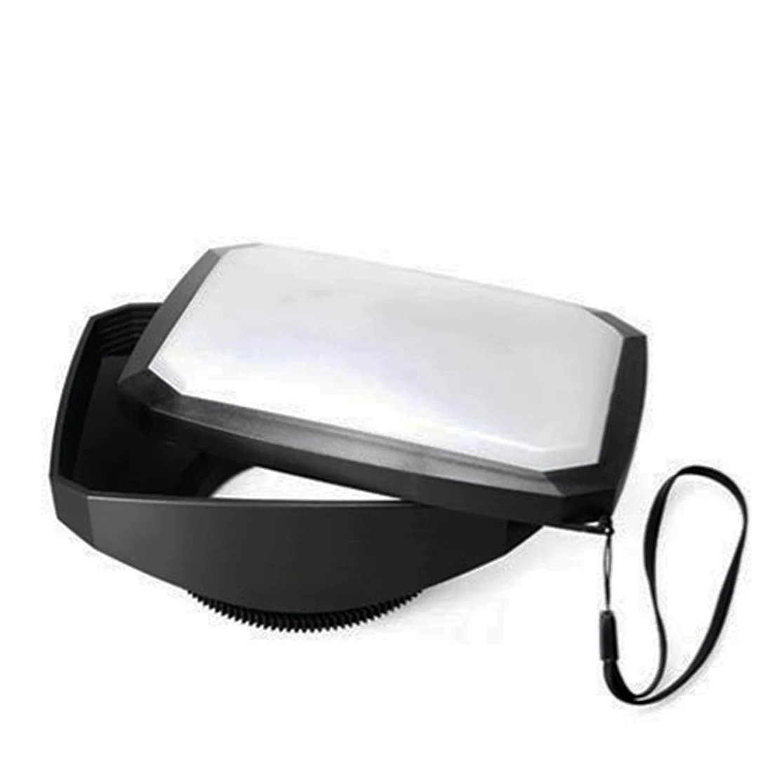 16:9 Rectangle DV Camera Lens Hood Screw Mount Wide Angle Light Shield W/ White Balance Cover 30mm 37 43 46 52 58 62 67 72 77mm