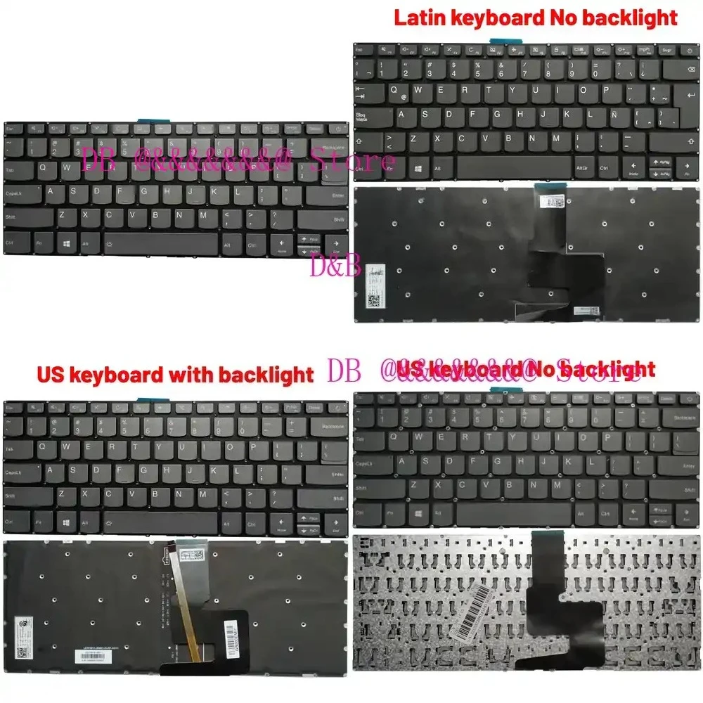 Teclado para portátil IdeaPad 520s-14 520S-14IKB 520S-14IKBR 330-14AST 330-14IGM 330-14IKB S145-14 S145-14IWL US/Latin