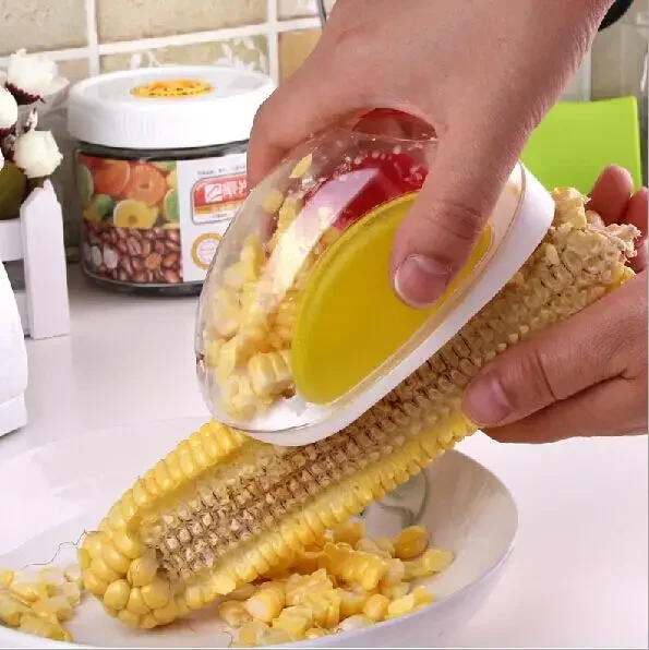 

Corn Cob Peeler Stripper Cutter Splitter Remover Thresher Stonego Kitchen Salad Tool KX 016
