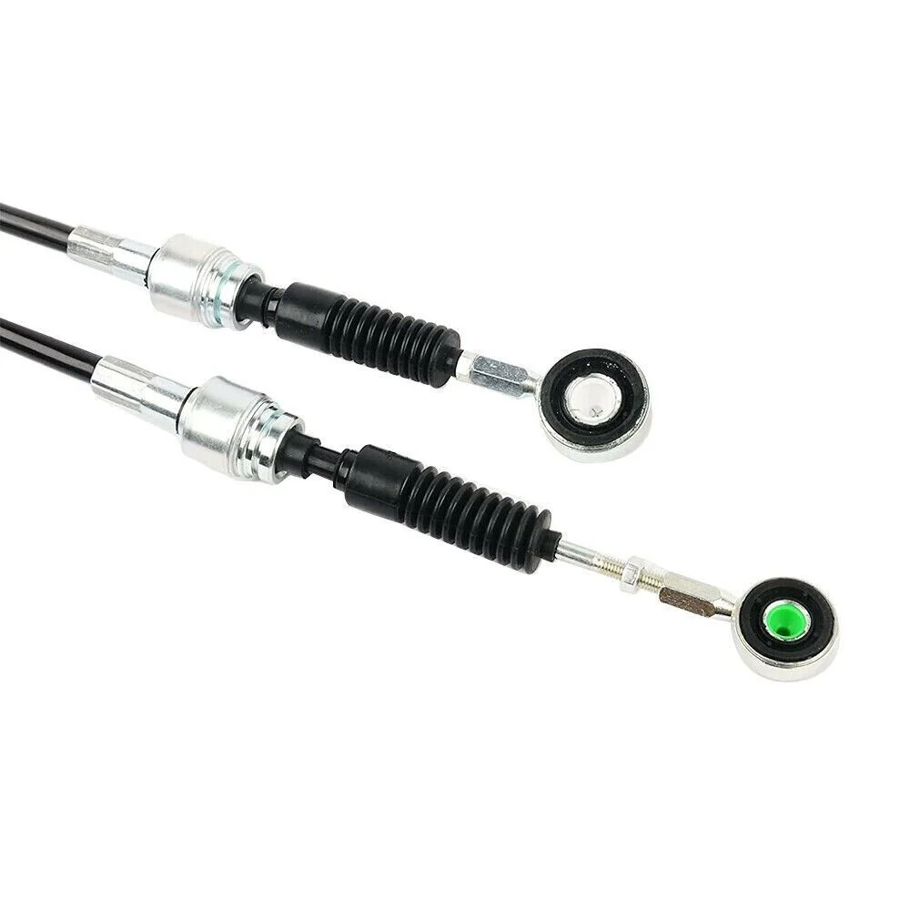 Gear Selector Linkage Cables Pair Set For Fiat 500 2007+ Stop Start- 55245287 ,55223138, 55251254