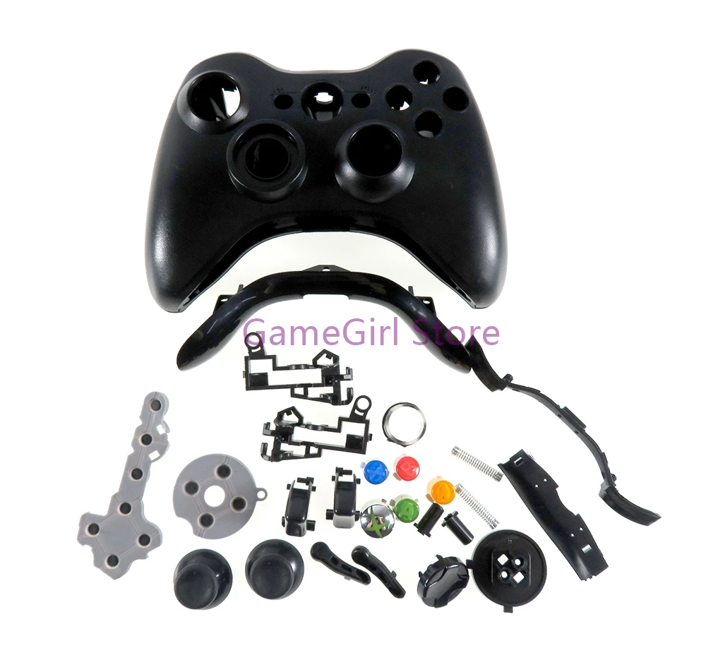 1Set Voor Xbox360 Bedrade Controller Volledige Set Van Behuizing Shell Cover Met Knoppen Beschermende Case Vervangingsset