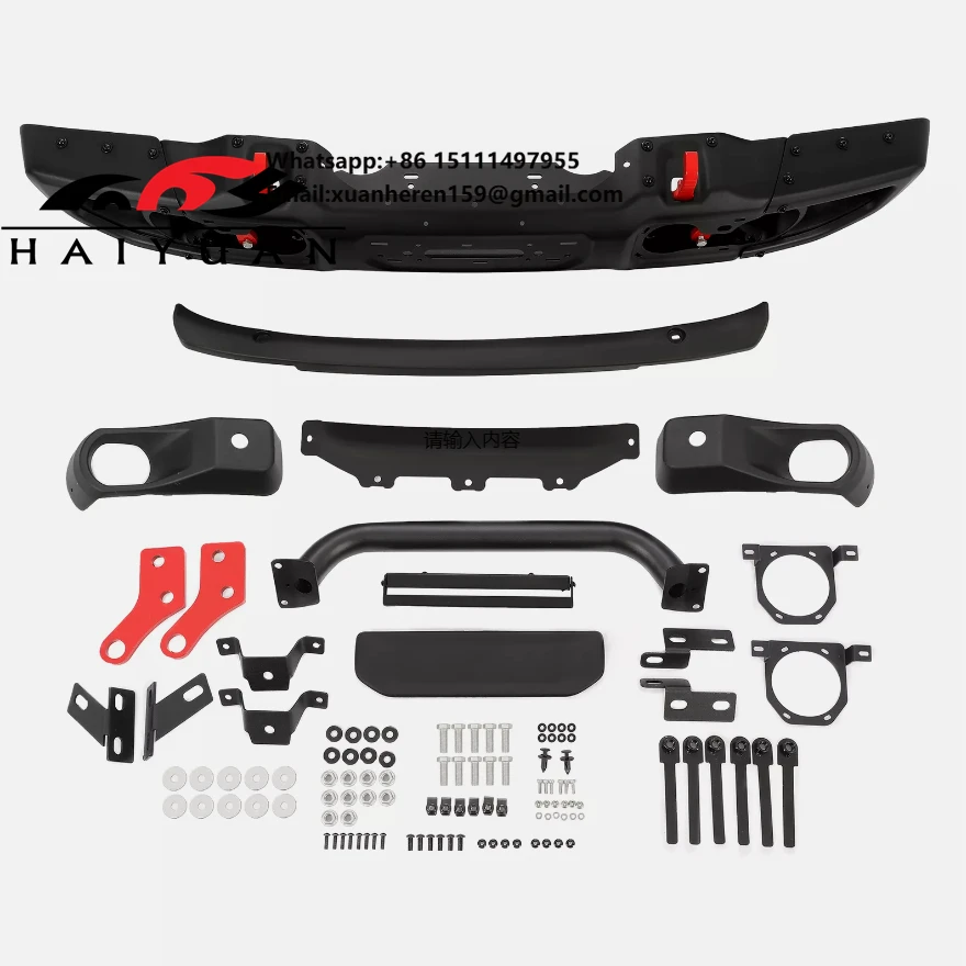 

Для Jeep Wrangler JK JL Gladiator JT 2007-2023 годов выпуска, 10-я юбилейная версия: установка переднего и заднего бамперов без повреждений.