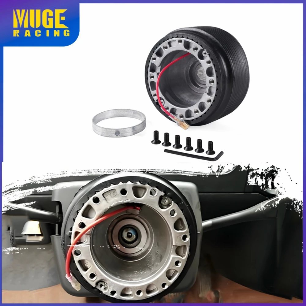 

MUGE-New 51mm Steering Wheel Hub Adapter Boss Kit For Mazda MIATA 323 626 B2200 B2000-MX5 QR055