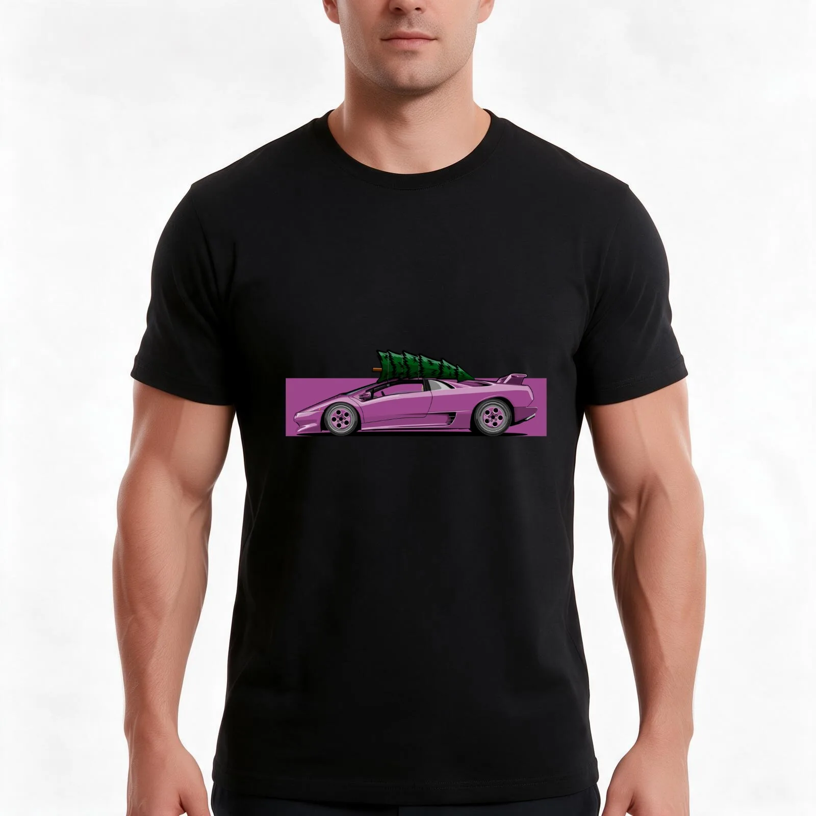 Express Xmas Delivery T-Shirt, Summer Casual Cotton Tee, Oversized Streetwear Tops, Vintage Graphic Print, Unisex Men Women