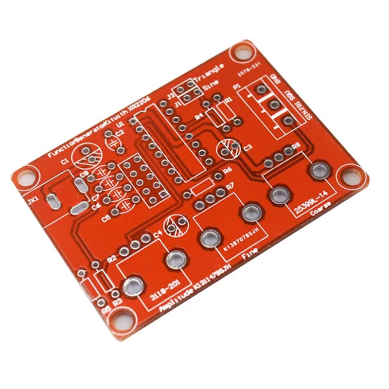 

【СОВЕРШЕННО НОВЫЙ】2X XR2206 Высокоточный генератор сигналов DIY Kit Синусоидальный треугольник Квадратные волны 1 Гц 1 МГц Регулируемый диапазон частот