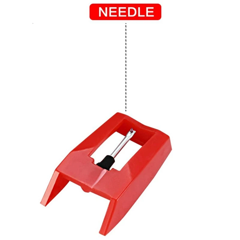 24 Pcs Record Player Needle Turntable Ruby Replacement Stylus Needles For Vinyl Record Player