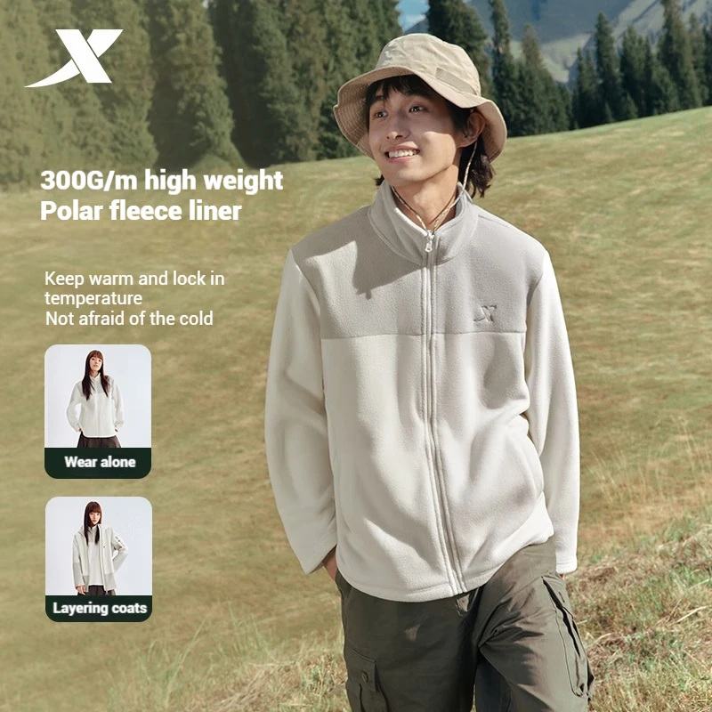 Xtep Jacket For Men And Women 2025 Winter Leisure Coat Trendy Retro Hooded Comfortable Windproof Tops 8764272C0130