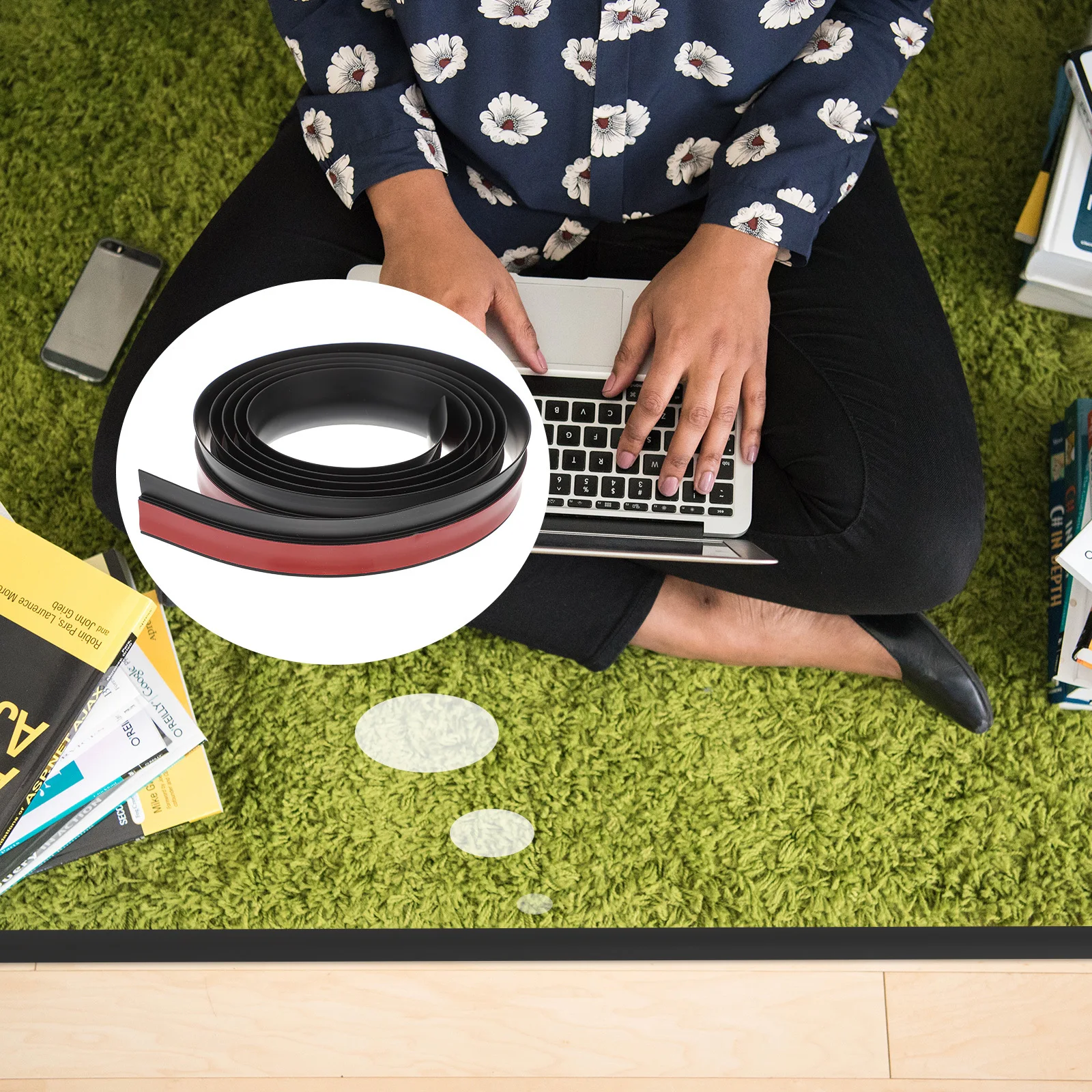 شريط انتقال الأرضية 2.5 متر التصاق قوي شريط ربط عالمي لمستويات أرضية مختلفة حواف أمان ذاتية الصنع