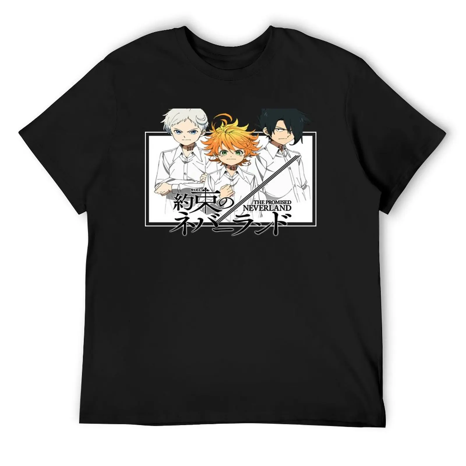 

The Promised Neverland T-Shirt street wear Luxury man animal prinfor boys mens designer t shirt