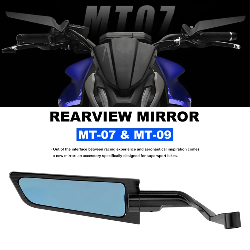 

MT-07 MT07 MT 07 2021 2022 Motorcycle Rear Side View Mirrors Rearview Mirror For YAMAHA MT-09 MT09 2020-2023 MT 09 SP 2021- 2023