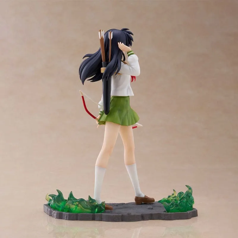 In Stock FuRyu TENITOL Higurashi Kagome Desktop Cute Doll Anime Action Figure Toy Gift Model Collection