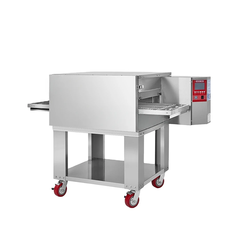 New Variable Frequency Tech Tunnel Oven for pizza commercial conveyor belt food pizza oven 18inch restaurant use oven