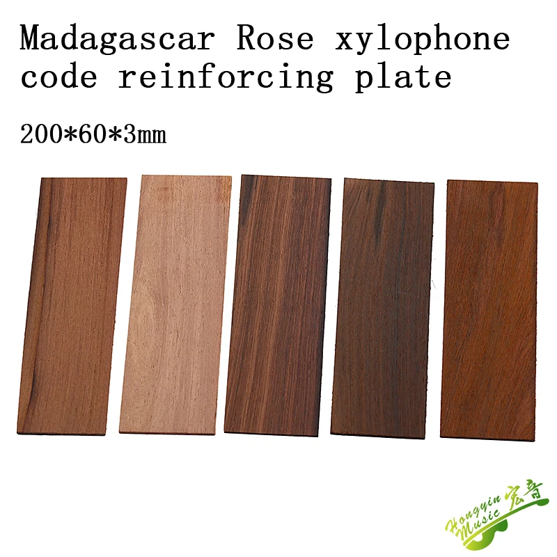 Madagascar Rose acoustic guitar code reinforcing reinforcing plate repair bridge triangle wooden as repair material200*60*3MM