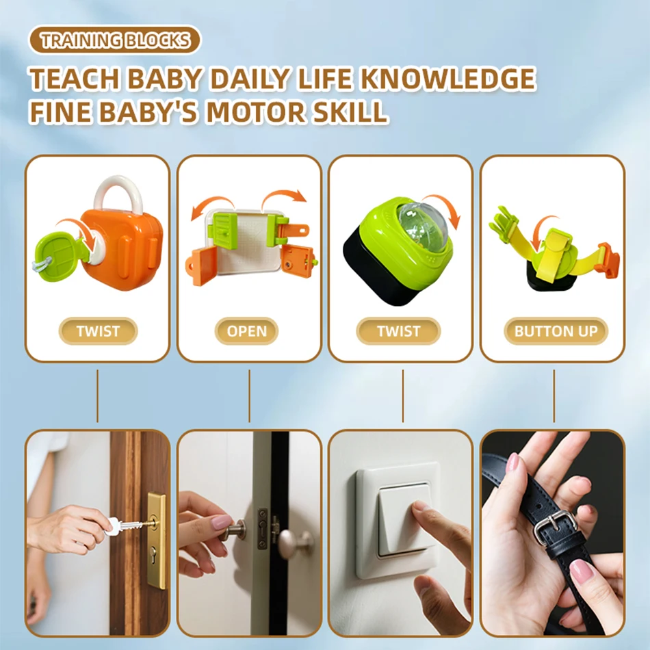 2in1 طفل مشغول الكرة لطيف سيارات لعب مونتيسوري التعليم لعب للتعلم الحسية مهدئا فنجر عمل غرامة لعبة تدريب هدايا الطفل