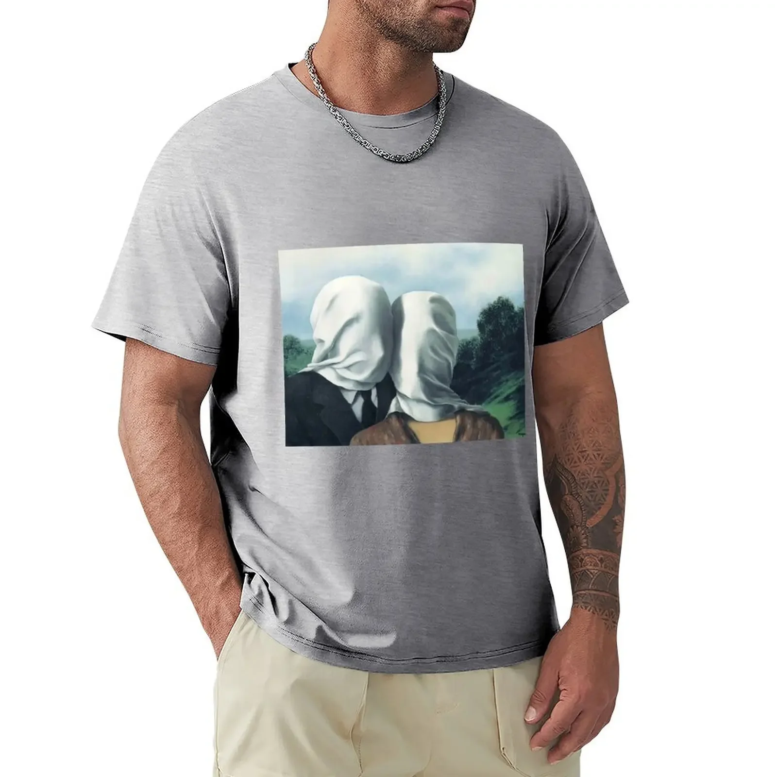 rené magritte surrealism art T-Shirt blanks boys whites customs design your own quick drying mens designer t shirt