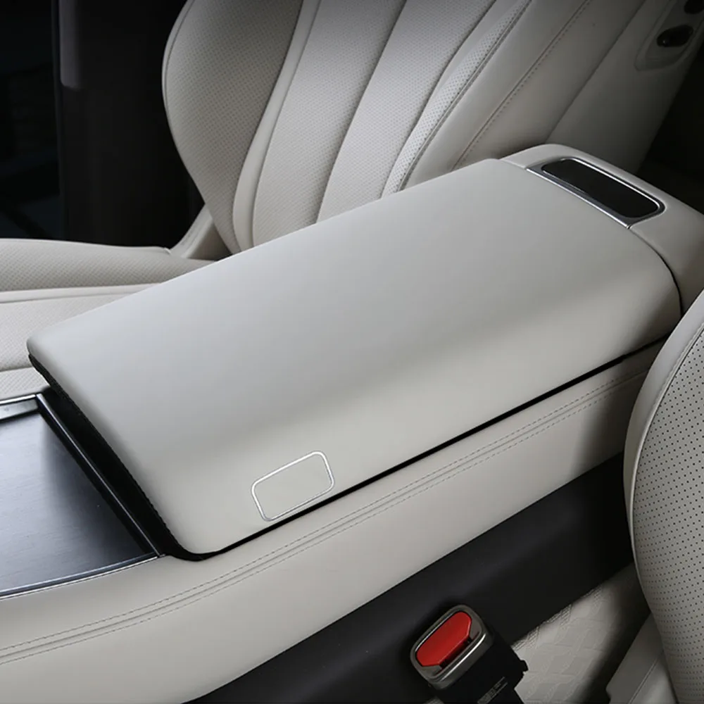 

For Denza N9 Central Armrest Box Leather Protective Cover Interior Modification Supplies Original Car Color Fully Wrapped Cover