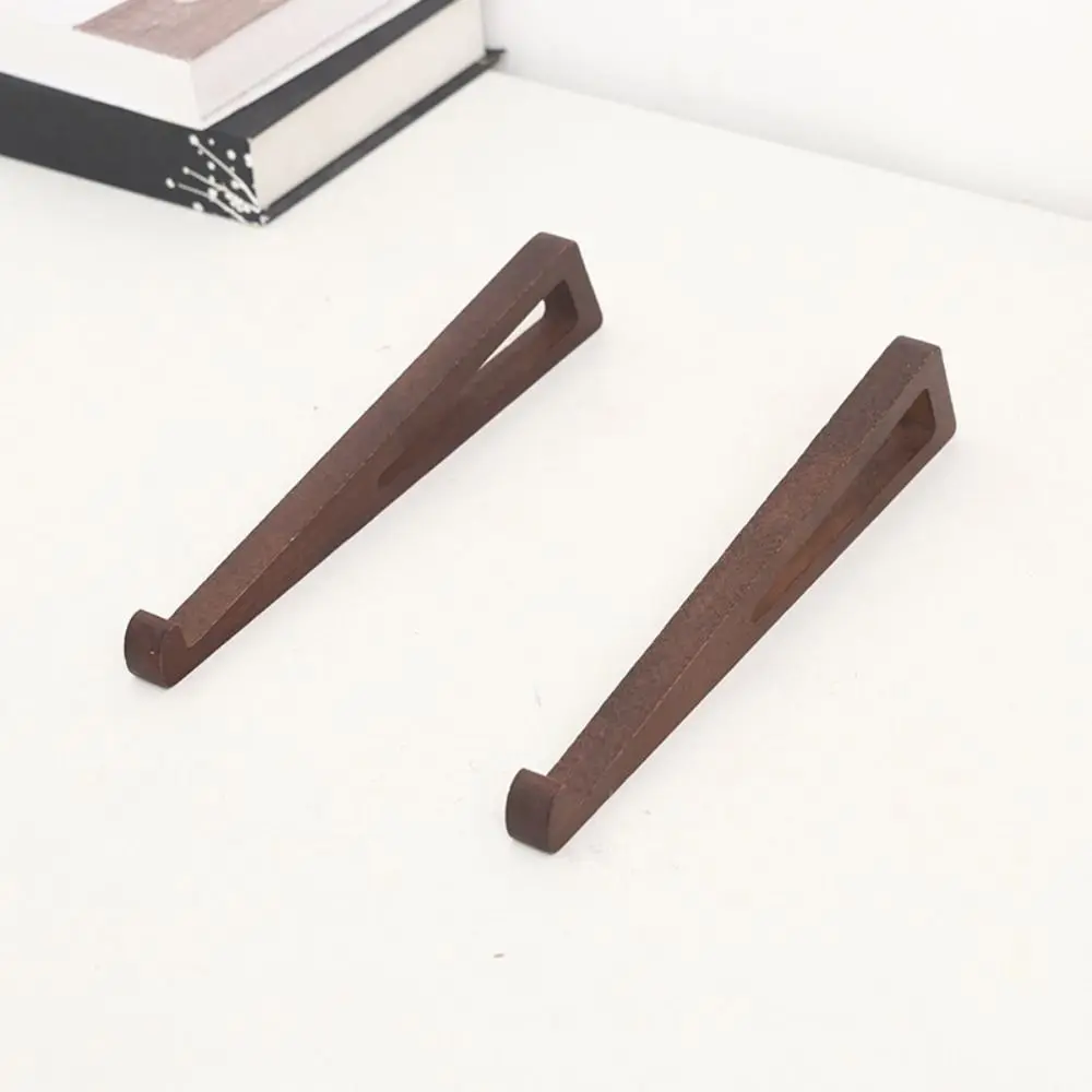 

Bamboo Portable Laptop Stand Ergonomic Universal Laptop Cooling Bracket Triangular Design Cooling Ventilation