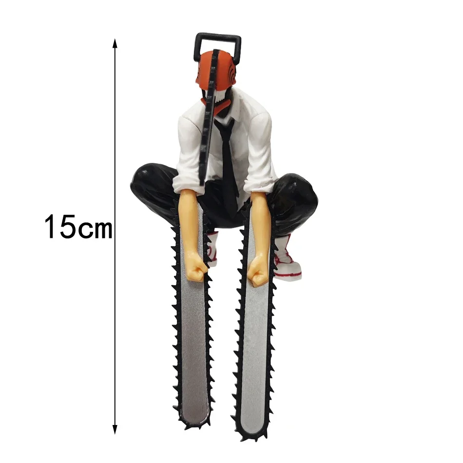 19cm Chainsaw Man Anime Figure Power/Denji Action Figure PVC Chainsaw Man Noodle Stopper Figurine Adult Collection Model Toys