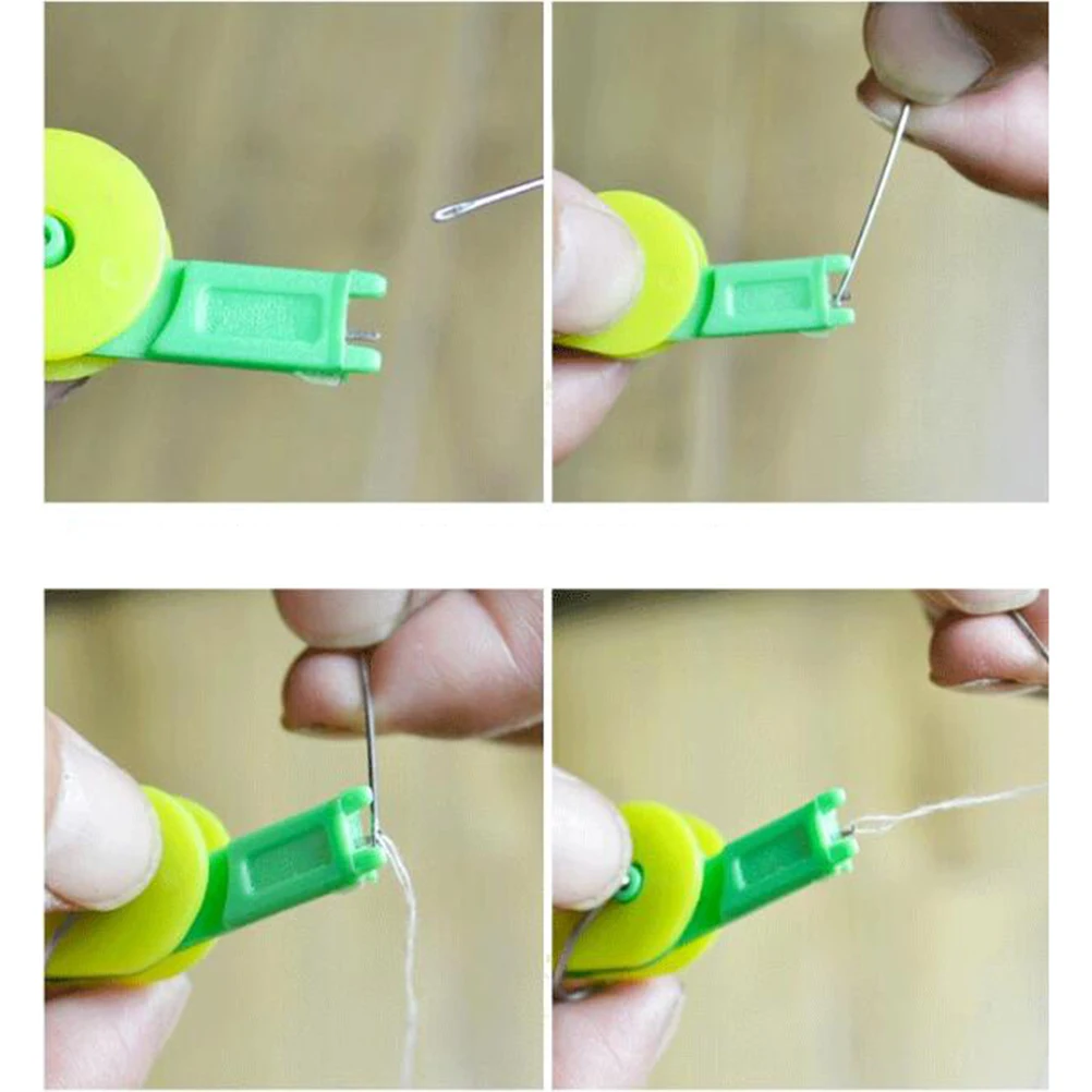 

30pcs Automatic Needle Threader Mini Size Easy Use Elderly Supplies Threading Device Sewing Tools Accessories