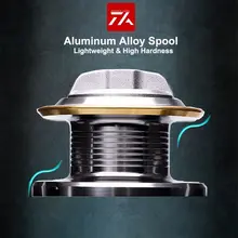 Saltwater Fishing Reel Double Spool Alloy Gear #6