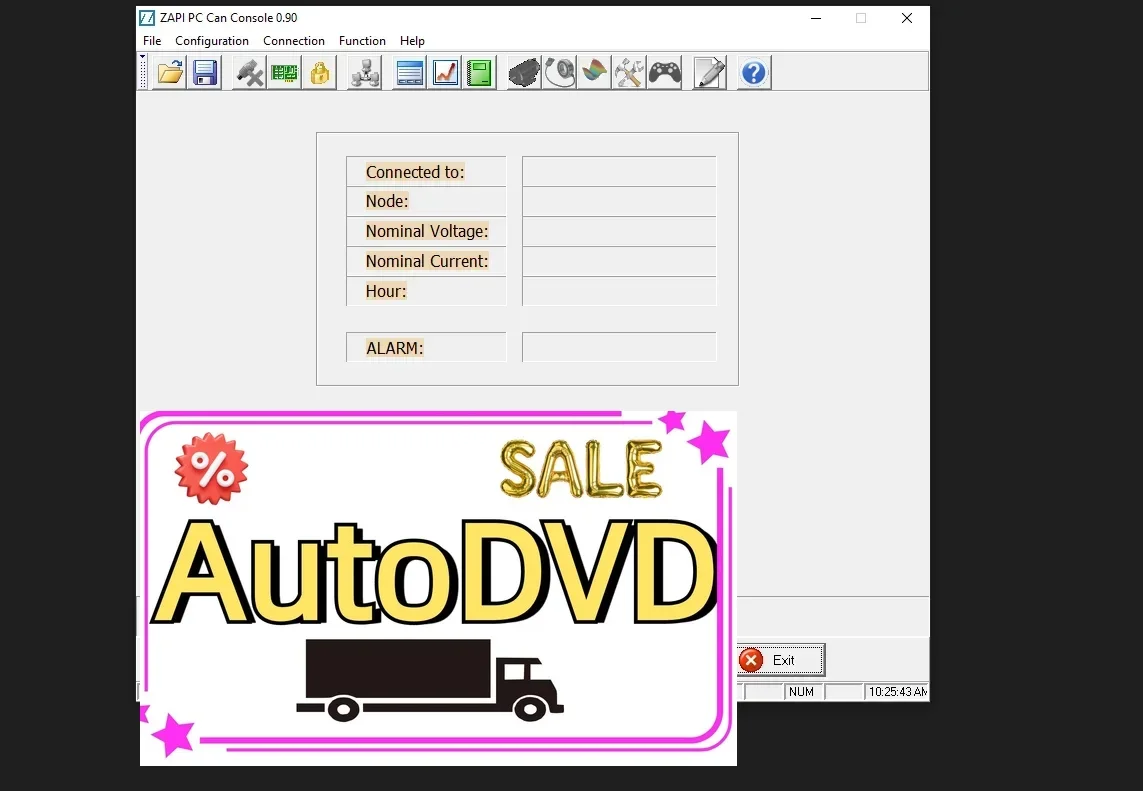 

Консоль для ПК AutoDVD ZAPI 2,34