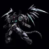 Mjh sentinel getterリニアアクションフィギュア,ブラックモデル,ボックスキット付きロボット玩具,エスケープオートバイ,mg 1/100,新品 1