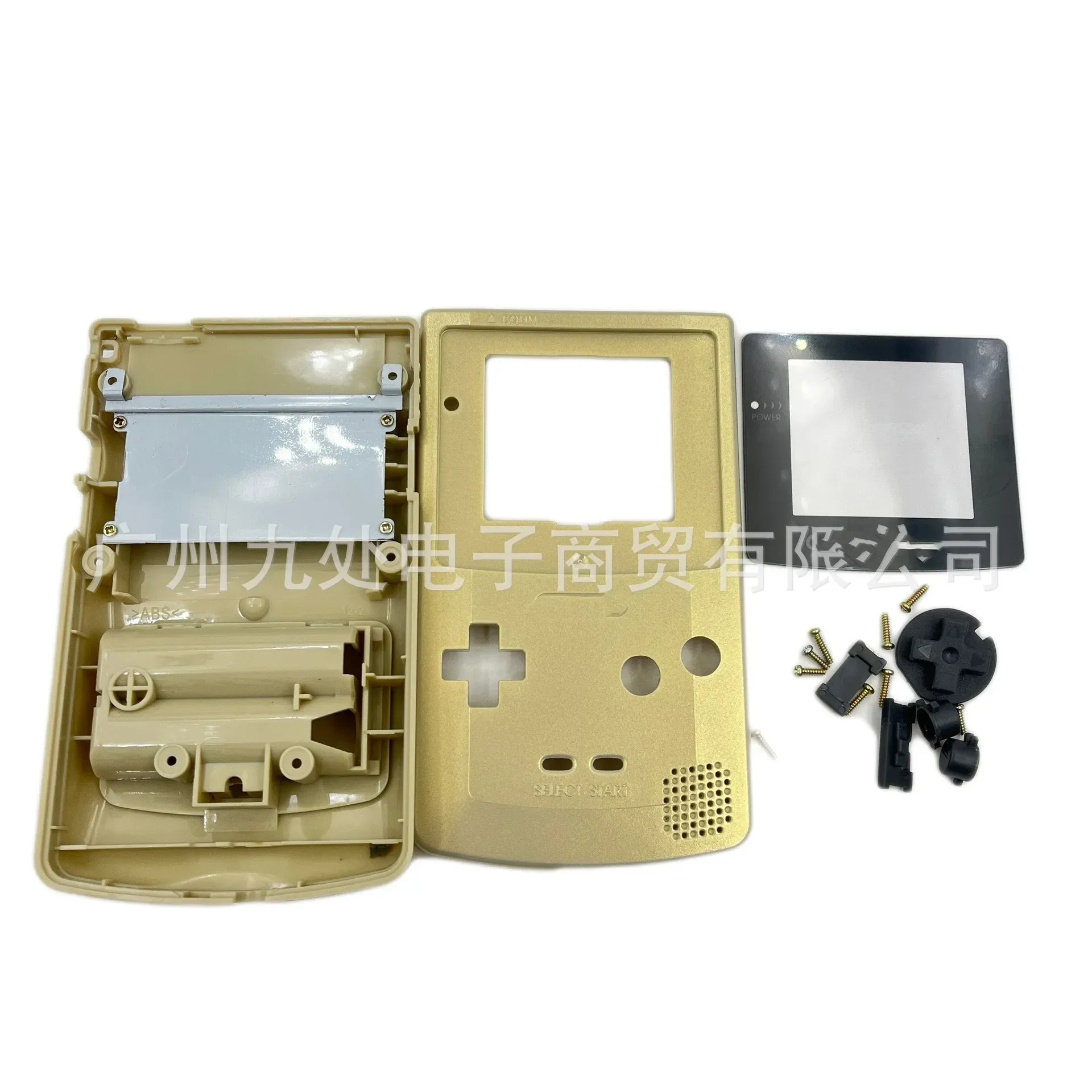 Original เกมคอนโซลเชลล์สําหรับ Gameboy สีคลาสสิกเกมคอนโซลสําหรับ GBC เปลือกหอยพร้อมปุ่ม