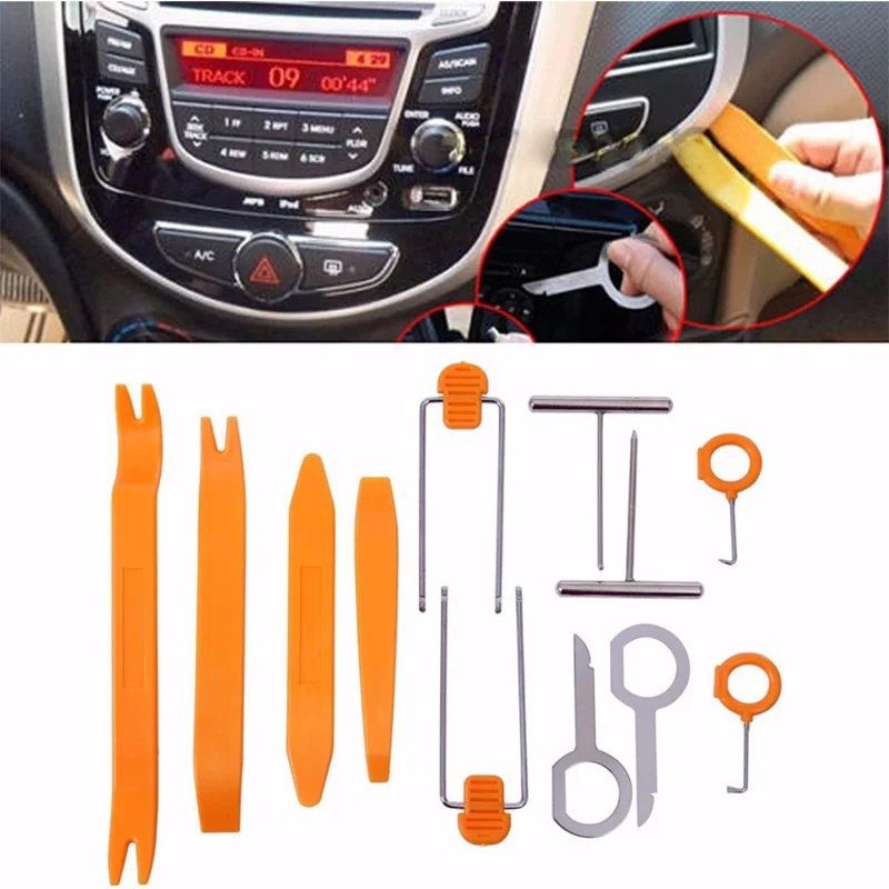 

20Sets Car Audio Tools 12 Piece Sound Disassembling Tool Sound Insulation Refitting Door Tool Cy06025
