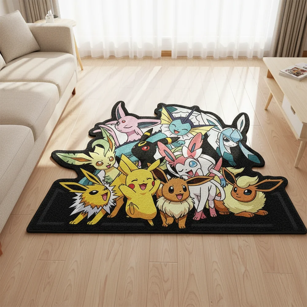 Cartoon Pokemon Mat Eevee Evol - đánh giá và giá Gaming Accessories Kawaii