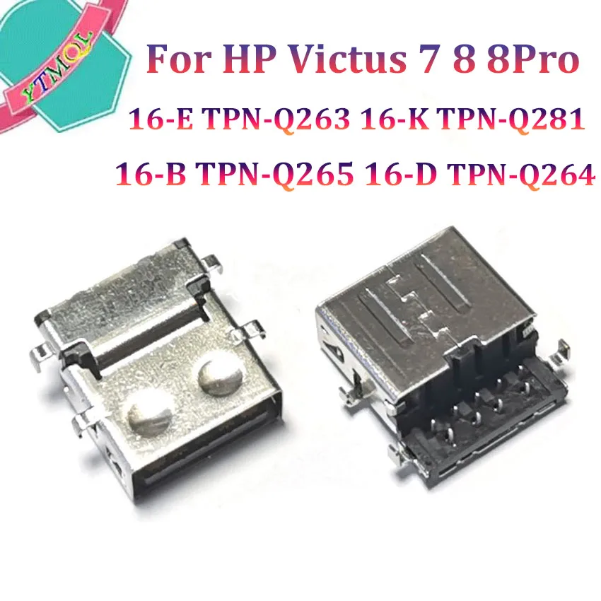 

1Pcs USB 3.0 Jack Connector Fit For HP Victus 7 8 8Pro16-E 16-B TPN-Q265 16-D TPN-Q264 TPN-Q263 16-K TPN-Q281