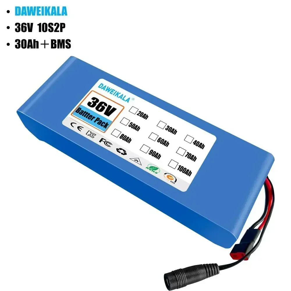 

10s2p 36v 30000mAh 36v electric scooter battery 500w lithium battery 36v 10s2p electric scooter battery