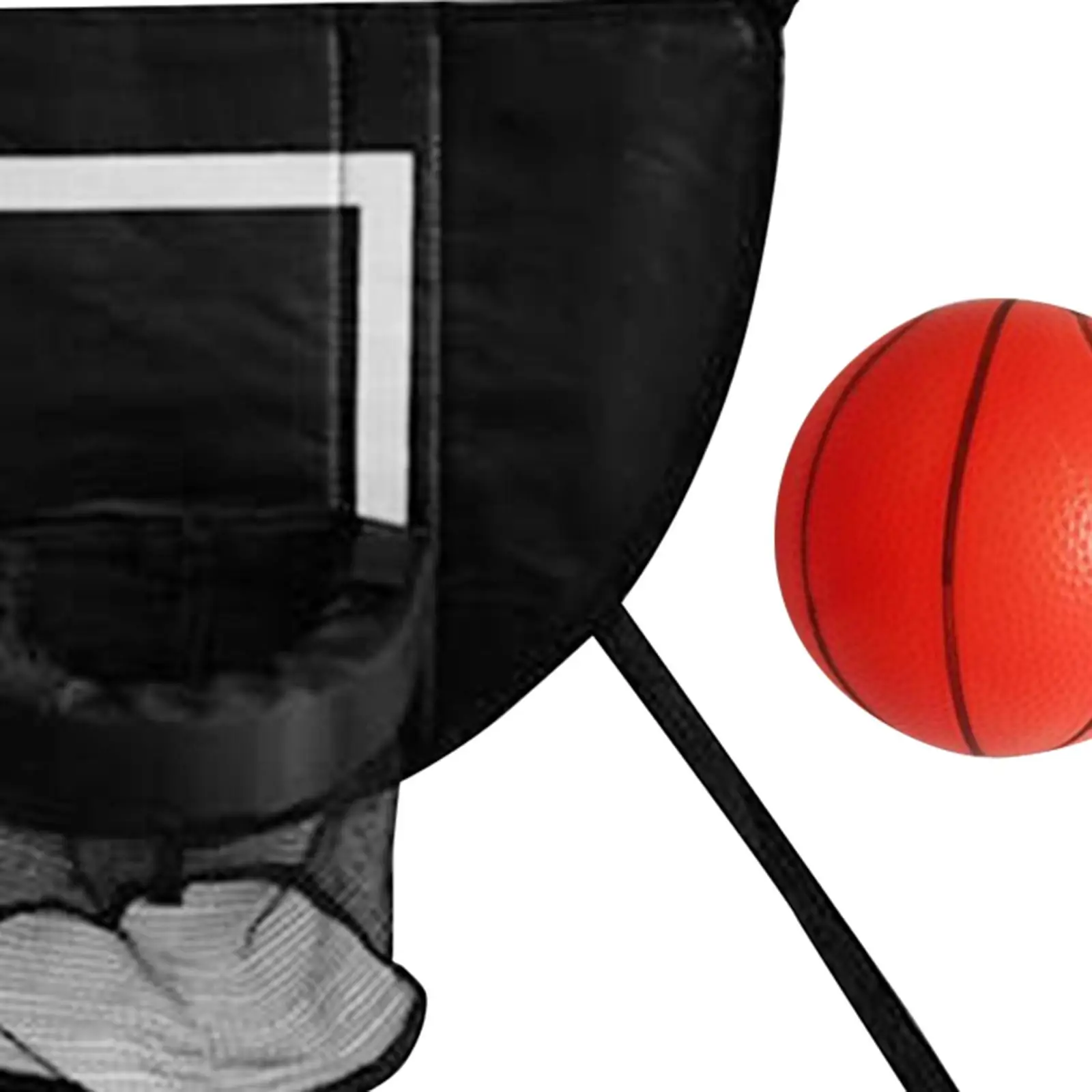 ミニトランポリンバスケットボールフープ、トランポリンアタッチメントアクセサリー、防水ダンクスポーツおもちゃ軽量バックボード、