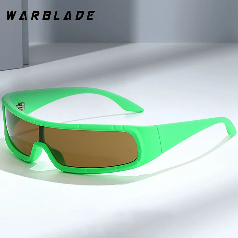 

Y2K Punk One - Piece Wrapping Type Women Sunglasses Trend Brand Design Futuristic Men Sunglass Cycling Windproof Goggles UV400