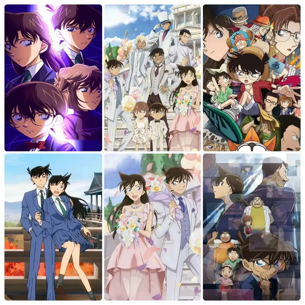 Jigsaw Puzzles Detective Conan DIY Challenging Family Activity Games for Gameroom Livingroom Decor Creative Gifts for Adults