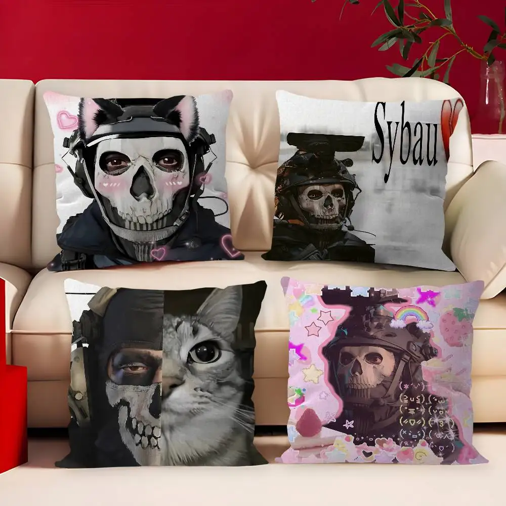 Game Call of Duty Pillow Gift Home Office Decoration Bedroom Sofa Car Cushion Cover case 45x45