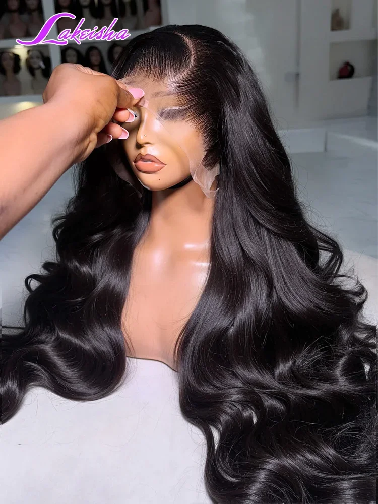 

Парик из натуральных волос Body Wave, 250% плотность, 30-40 дюймов, бразильский, 13x4 HD, без клея, с фронтальной частью 13x6 HD, для женщин