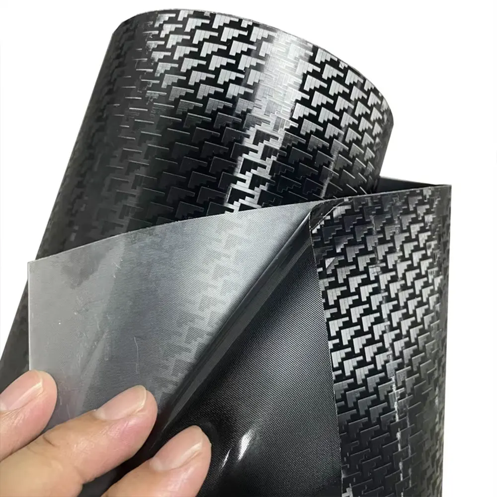 

Aircraft Pattern Plated black Carbon Fiber Film PET 6D Car Wrap Vinyl foil Waterproof Sticker for Car Motorcycle Accessories