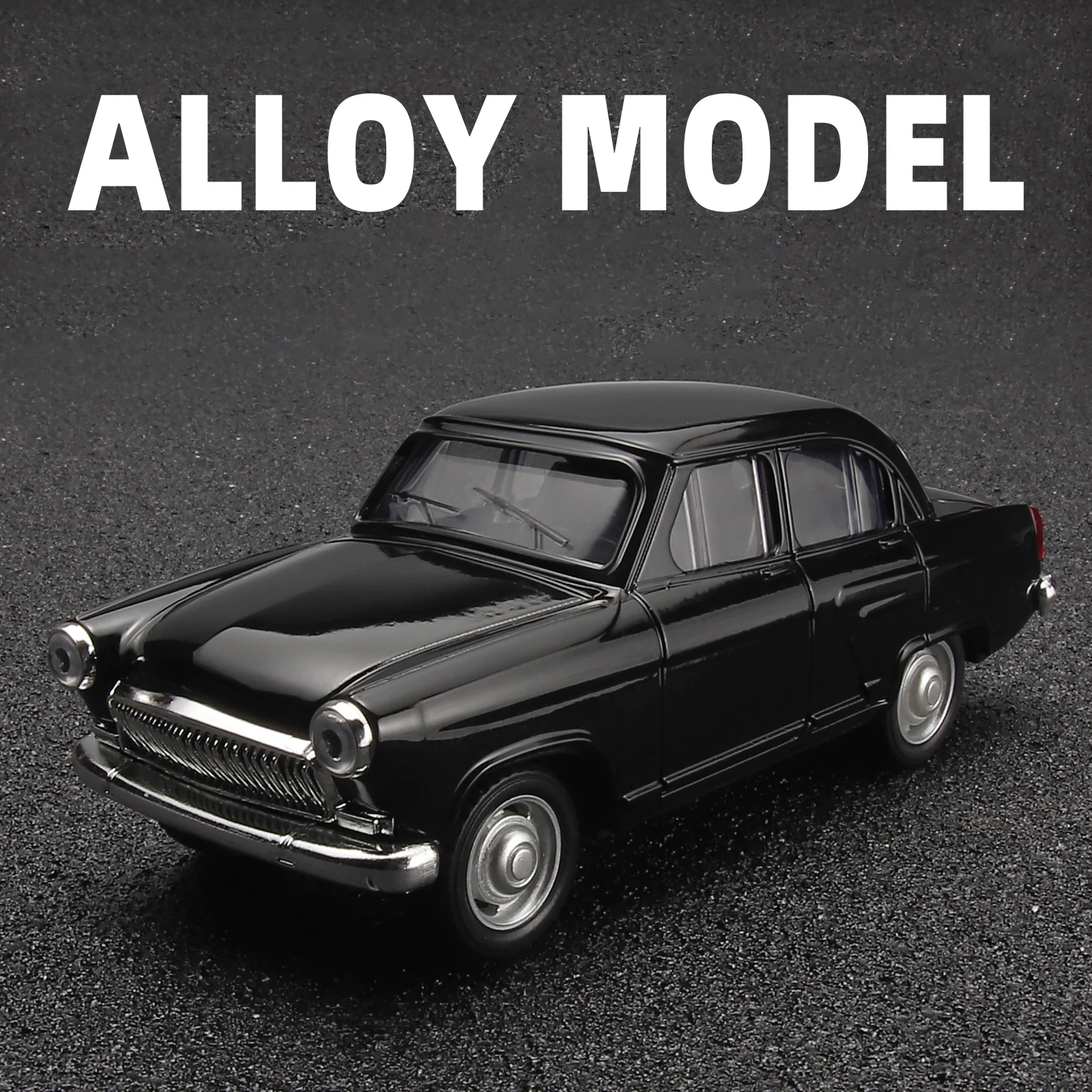 1:43 Volga GAZ-21 Alloy Metal Diecast Car Model Toy Car Model Desktop Decorations Gifts Collect Hobby Gifts Classic Vehicle Boys