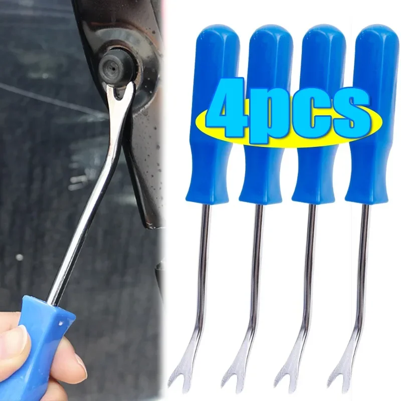 

Набор инструментов для быстрого снятия обшивки автомобиля: 1/2/4 шт. отвертки для снятия клипс, держателей и панелей, инструмент для быстрого вскрытия и снятия обшивки.