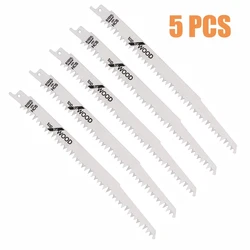 BI-Metal Reciprocating Saw Blades 240MM Ground Teeth Electric Wood Pruning Saw Blades For Wood Fast Cutting Woodworking Tools